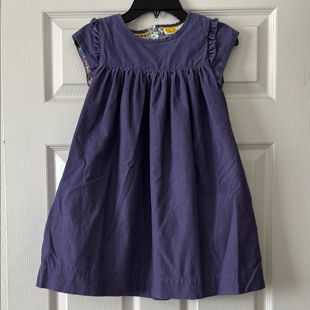 Mini Boden Purple Corduroy Dress